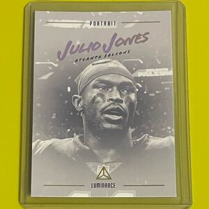 Julio Jones #13 2018 Panini Luminance Portrait Football Trading Card